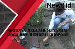 Serunya Belajar Menanam Toga dan Membuat Biopori