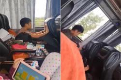 Viral Video Bocah Tayamum hingga Salat dalam Bus, Netizen: Semoga Selalu Dilindungi Allah Anak Saleh