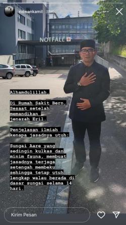 Kenapa Jenazah Eril Utuh dan Lengkap? Ini Penjelasan Ilmiah yang Diungkap Ridwan Kamil