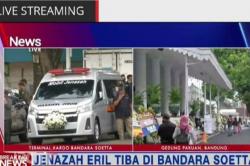 Jenazah Eril Putra Sulung Ridwan Kamil Tiba di Tanah Air