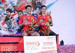 Bungkam Duo China, Fajar/Rian Sabet Gelar Juara Indonesia Masters 2022