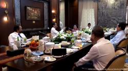 Suasana Makan Siang Jokowi dan Para Ketum Parpol Menjelang Reshuffle