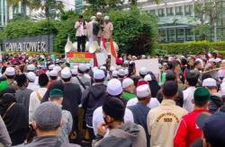 Aksi 1706 di Kedubes India, Orator:  Siapapun Akan Kita Lawan Kalau Menghina Nabi Muhammad SAW