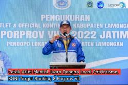 KONI Lamongan Target Ranking 8 Porprov VII