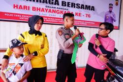 Polres Pidie Gelar Senam Bersama dan Fun Bike