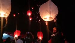 Hiburan Rakyat Sail dan Touring Sekeseler Siliwangi, Ratusan Lampion Hiasi Langit Pangandaran