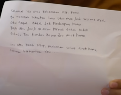 Inilah Isi Surat Misterius Diduga dari Masa Lalu Teuku Ryan, Suami Ria Ricis