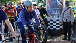 Ratusan Peserta Meriahkan Fun Bike HUT ke-76 Bhayangkara di Bangka Tengah