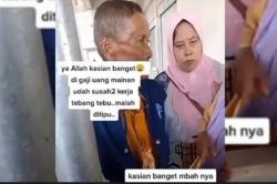 Miris,  Setelah Lelah Bekerja Kakek Ini Terdiam Dibayar Pakai Uang Mainan