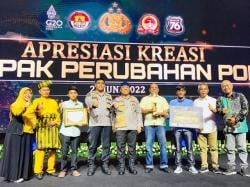 Polda Riau Juarai Lomba Kreasi Setapak Perubahan Polri