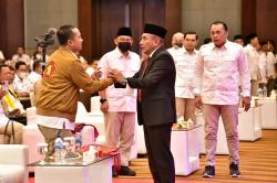 Hadiri Rakorcab Gerindra, Edy Rahmayadi Ceritakan Kenangan Bersama Prabowo di Pilgubsu Lalu