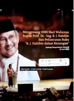 Acara Mengenang 1000 Hari Wafatnya Prof. B.J. Habibie, Menkeu Sri Mulyani Beri Sambutan Menyentuh