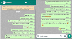 Mengharukan, Anak SD Kirim Pesan ke WhatsApp Sang Ibu yang Telah Meninggal Dunia