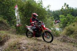 Menantang! Uji Nyali Off Road Motor Sport CRF150L di Bukit Embung Krikilan Klaten