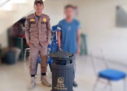 Gara-gara Curi Tong Sampah, Pria Tegal ini Babak Belur