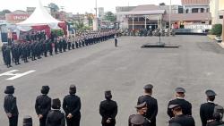 Dipimpin Kapolri, Polres Lhokseumawe Gelar Upacara Hari Bhayangkara Ke-76