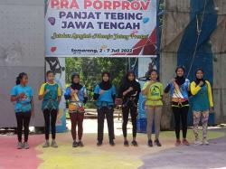 Tanpa Dana Pendukung, Tim Panjat Dinding Banyumas Raih 3 Emas di Ajang Pra Porprov Jateng