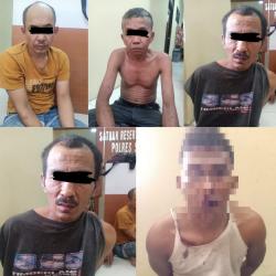 Curi Kerbau, 5 Warga Asal  Pandeglang dan Lebak Ditangkap Polisi 2 Diantaranya Ambruk Ditembak