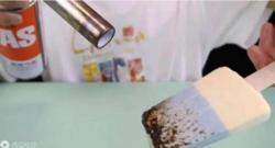 Viral.! Es Krim Ini Tak Meleleh Walau Dibakar