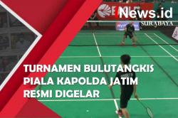 Turnamen Bulu Tangkis Piala Kapolda Jatim Resmi Digelar