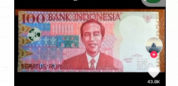 Muncul Uang Rp100 Bergambar Jokowi, Ingat Jangan Main-Main dengan Kedaulatan Negara!