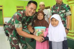 Mengharapkan Keberkahan dan Kebaikan, Kodim Cilegon Santuni 50 Anak Yatim Piatu