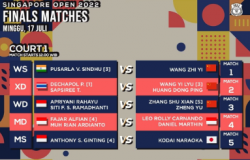 Jadwal TV Final Singapore Open 2022 Minggu 17 Juli 2022, Lengkap dengan Jam Tayang