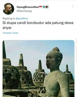 Kesandung Meme Stupa Candi Borobudur Mirip Presiden Jokowi, Roy Suryo Resmi Tersangka