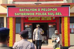 Polres Luwu Utara, Brimob Latihan Bersama di Polda Sulsel