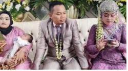 Suami Nikah Lagi Didampingi Istri Disampingnya, Keluarga :Sabar dan kuat Semoga Dapat Surga