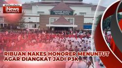 VIDEO: Ribuan Nakes Honorer Kabupaten Tasikmalaya Datangi Kantor Bupati Minta Diangkat Jadi P3K