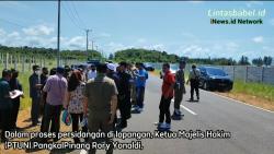 Video, Sidang Lapangan Perkara Pembongkaran Pagar Panel PT SMP Oleh Pemkab Bangka