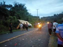 Mobil Dinas Sekda Bangka Barat Dikabarkan Terlibat Kecelakaan di Jalan Pal 9 Muntok