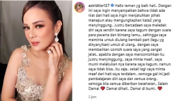 Klarifikasi Astrid Tiar Usai Dituding Membuat Sakit Hati Keisya Levronka, Saya Meledek Diri Sendiri