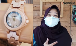 Manfaatkan Limbah Kayu, Wanita Ini Sukses Jual Jam Tangan Unik Hingga Menembus Pasar Eropa