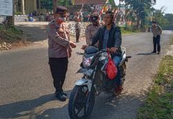 Polisi Amankan Sepeda Motor Knalpot Bising di Cibiuk Garut