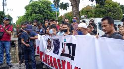 Aksi Solidaritas Anti Kekerasan Terhadap Pers, 3 Organisasi Wartawan Babel 