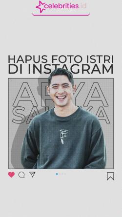 Alasan Arya Saloka Hapus Foto Istri di Instagram, Begini Infografisnya