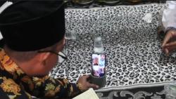 Viral, Pasangan Pengantin di Indramayu Gelar Nikah Secara Virtual, Mempelai Wanita ada di Taiwan