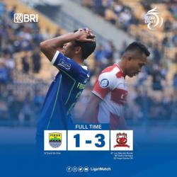 Madura United Sukses Pecundangi Persib Bandung di Kandang Sendiri