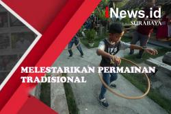 Video Asiknya Bermain Dolanan Jadoel di Waroeng Joglo Merah Putih Surabaya