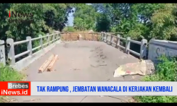 Video Tak Kunjung Rampung Digarap, Jembatan Desa Wanacala Kini Mulai Dikerjakan Kembali