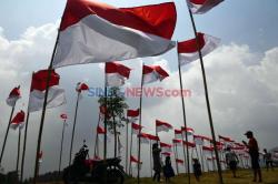 Luar Biasa! Launching Gerakan Pembagian 10 Juta Bendera Merah Putih Digelar di 3 Daerah Ini