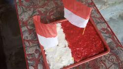 Peringati Hari Kemerdekaan dan Tahun Baru Islam Emak-emak di Pandeglang Masak Bubur Merah Putih