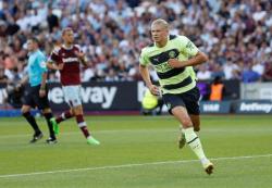 Erling Haaland Menggila Saat Debut di Laga Liga Inggris, Pep Beri Pujian