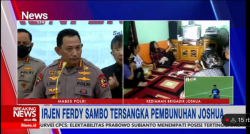 Irjen Ferdy Sambo Ditetapkan Sebagai Tersangka Kasus Pembunuhan Brigadir J