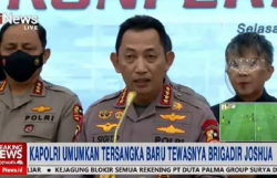 Kapolri Umumkan Irjen Ferdy Sambo Tersangka Pembunuhan Brigadir J