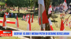 Video Gebyar 10.001 Merah Putih di Gedung Perjanjian Linggarjati