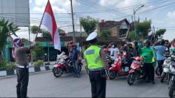 Detik-Detik Proklamasi, Satlantas Hentikan Aktivitas dan Kendaraan di Jalan Selama 3 Menit