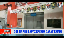 Video 208 Napi di Lapas Brebes Dapat Remisi